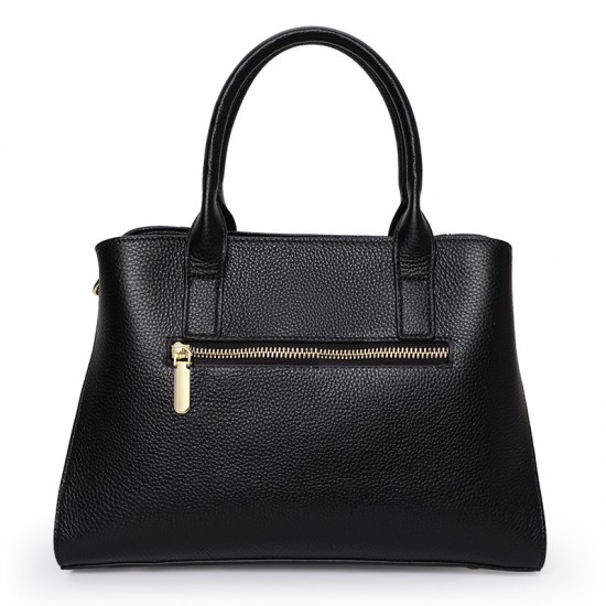 Qiandian top-grain cowhide women's bags, fashionable women's bags, commuter handbags, crocodile print genuine leather large bags, women's crossbody bags