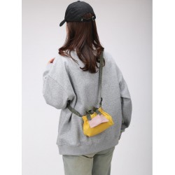 Summer 2025 new canvas bag, multi-color versatile nylon single-shoulder crossbody small square bag, casual mobile phone bag