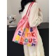 Summer 2025 new lettered towel embroidered tote bag with large capacity, fashionable and versatile commuting single-shoulder bag for women Summer 2025 new lettered towel embroidered tote bag with large capacity, fashionable and versatile commuting single-shoulder bag for women