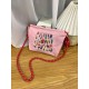 ball chain2025 New floral, Japanese and Korean fashion, versatile small square bag, single-shoulder crossbody bag, women's bag ball chain2025 New floral, Japanese and Korean fashion, versatile small square bag, single-shoulder crossbody bag, women's bag