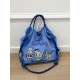The ball Chain-like embroidered shopping bag is fashionable, versatile, and suitable for commuting. It is a large-capacity hand-held bag and a crossbody tote bag The ball Chain-like embroidered shopping bag is fashionable, versatile, and suitable for commuting. It is a large-capacity hand-held bag and a crossbody tote bag