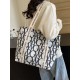 Thai Gentle Woman letter printed canvas bag for women, 2025 new fashionable and versatile single-shoulder tote bag Thai Gentle Woman letter printed canvas bag for women, 2025 new fashionable and versatile single-shoulder tote bag