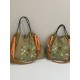 Ball Chain floral embroidery shopping bag, single-room tote bag, large-capacity crossbody bag, versatile commuter woman Ball Chain floral embroidery shopping bag, single-room tote bag, large-capacity crossbody bag, versatile commuter woman