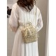 Summer new seaside vacation fashionable and versatile small square bag, simple straw woven bucket bag, single-shoulder crossbody bag Summer new seaside vacation fashionable and versatile small square bag, simple straw woven bucket bag, single-shoulder crossbody bag