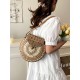 The 2025 new straw-woven bag features a niche design for women, is a fashionable and versatile small round bag that can be carried across the body for beach vacations The 2025 new straw-woven bag features a niche design for women, is a fashionable and versatile small round bag that can be carried across the body for beach vacations