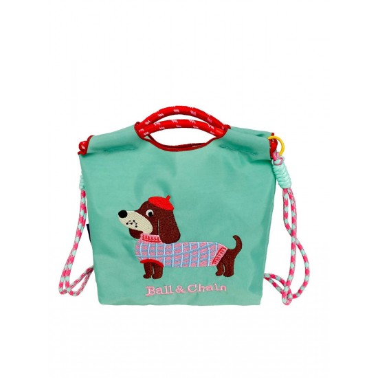Dachdon-embroidered mobile phone bag, ballchain manufacturer custom logo waterproof multi-color fashionable and versatile children's bag Dachdon-embroidered mobile phone bag, ballchain manufacturer custom logo waterproof multi-color fashionable and versatile children's bag