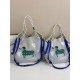 ball chain new dog towel embroidered shopping bag Fashionable and versatile single-shoulder crossbody tote bag women's bag ball chain new dog towel embroidered shopping bag Fashionable and versatile single-shoulder crossbody tote bag women's bag