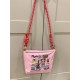 ball chain's new iron tower embroidered zipper single-shoulder crossbody bag, small square bag, versatile commuting storage bag ball chain's new iron tower embroidered zipper single-shoulder crossbody bag, small square bag, versatile commuting storage bag