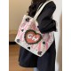 2025 New Gentle Woman large-capacity single-shoulder canvas class commuting tote bag towel embroidery 2025 New Gentle Woman large-capacity single-shoulder canvas class commuting tote bag towel embroidery