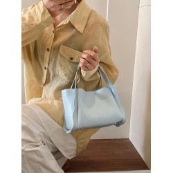 The high-end and versatile 2025 new hand-held vegetable basket small square bag, single-shoulder crossbody bucket bag, and trendy commuting women's bags