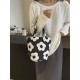 A small floral canvas bag, a large white bucket for women on Instagram, a baby bag, and a handbag for mom to go out to work and commute A small floral canvas bag, a large white bucket for women on Instagram, a baby bag, and a handbag for mom to go out to work and commute