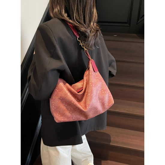 High-end, fashionable and versatile wedding bag, 2025 new single-shoulder crossbody women's bag, large-capacity class and commuting underarm bag High-end, fashionable and versatile wedding bag, 2025 new single-shoulder crossbody women's bag, large-capacity class and commuting underarm bag