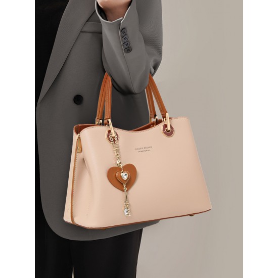The 2025 new women's handbag, crossbody handbag, middle-aged high-end style genuine leather lady's bag, light luxury mom style cowhide The 2025 new women's handbag, crossbody handbag, middle-aged high-end style genuine leather lady's bag, light luxury mom style cowhide
