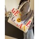 Gentle Woman flower-embroidered canvas bag, large-capacity tote bag, 2025 new versatile single-shoulder bag Gentle Woman flower-embroidered canvas bag, large-capacity tote bag, 2025 new versatile single-shoulder bag