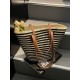 The 2025 summer new straw-woven women's bag is fashionable, versatile, and has a large capacity. It is a single-shoulder bag for classes and commuting