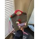 ballchain Dachshund new fashionable and versatile handbag, single-shoulder crossbody phone bag, children's bag for girls