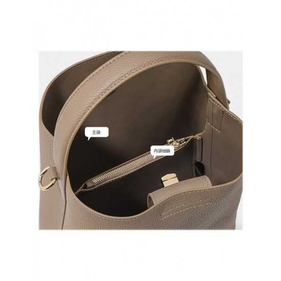 Ladies' 2025 new crossbody women's bag, bucket bag, genuine leather single-shoulder versatile handbag, commuter bag Ladies' 2025 new crossbody women's bag, bucket bag, genuine leather single-shoulder versatile handbag, commuter bag