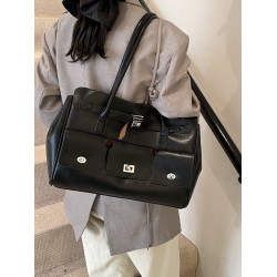 Spring 2025 new women's bag: High-end, simple, versatile, large-capacity single-shoulder tote bag, handbag, commuter bag