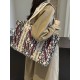 The 2025 new Gentle Woman large-capacity letter single-shoulder tote is a fashionable and versatile canvas bag for class commuting The 2025 new Gentle Woman large-capacity letter single-shoulder tote is a fashionable and versatile canvas bag for class commuting