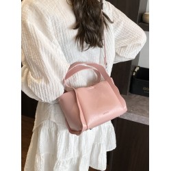 The high-end and versatile 2025 new hand-held vegetable basket small square bag, single-shoulder crossbody bucket bag, and trendy commuting women's bags