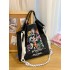 ball chain's same style iron tower embroidered bag, large-capacity single-shoulder crossbody bag, versatile class and commuting tote