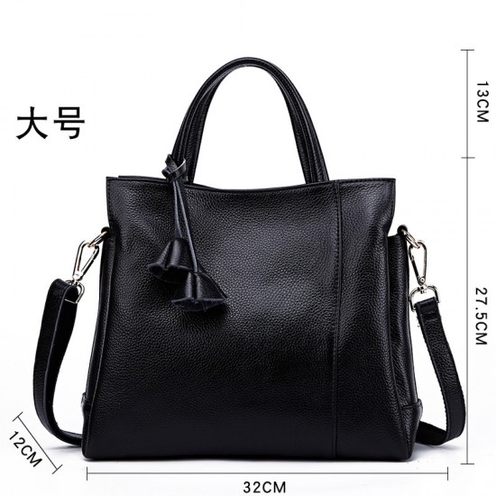Qiandian 2025 New Fashion middle-aged women's handbag, genuine leather women's bag, small bag, single-shoulder bag, women's crossbody bag