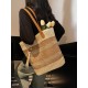 The 2025 summer new tassel fashion and versatile hollowed-out woven bag, straw woven bag, beach bag, single-shoulder bag and women's bag