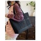 Retro Korean letter-printed tote bag, summer women's single-shoulder bag, large-capacity, high-quality commuting bag