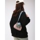 Summer 2025 new canvas bag, multi-color versatile nylon single-shoulder crossbody small square bag, casual mobile phone bag