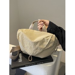 New LU family lightweight nylon waterproof single-shoulder crossbody bag, fitness waist bag, casual portable dumpling bag and women's bag