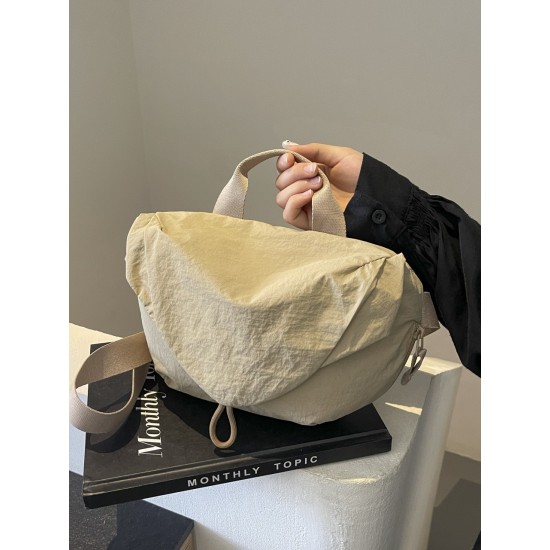 New LU family lightweight nylon waterproof single-shoulder crossbody bag, fitness waist bag, casual portable dumpling bag and women's bag New LU family lightweight nylon waterproof single-shoulder crossbody bag, fitness waist bag, casual portable dumpling bag and women's bag