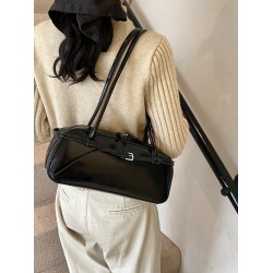Spring 2025 new single-shoulder underarm bag for women, niche designer baguette bag, hand-held small square bag, Boston bag