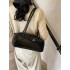 Spring 2025 new single-shoulder underarm bag for women, niche designer baguette bag, hand-held small square bag, Boston bag