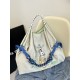 Summer new ball chain embroidered shopping bag, large-capacity hand bill of lading, shoulder crossbody tote women's bag Summer new ball chain embroidered shopping bag, large-capacity hand bill of lading, shoulder crossbody tote women's bag