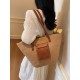 2025 new stylish and versatile woven handbag, summer vacation beach bag, large-capacity women's bag, single shoulder rest 2025 new stylish and versatile woven handbag, summer vacation beach bag, large-capacity women's bag, single shoulder rest