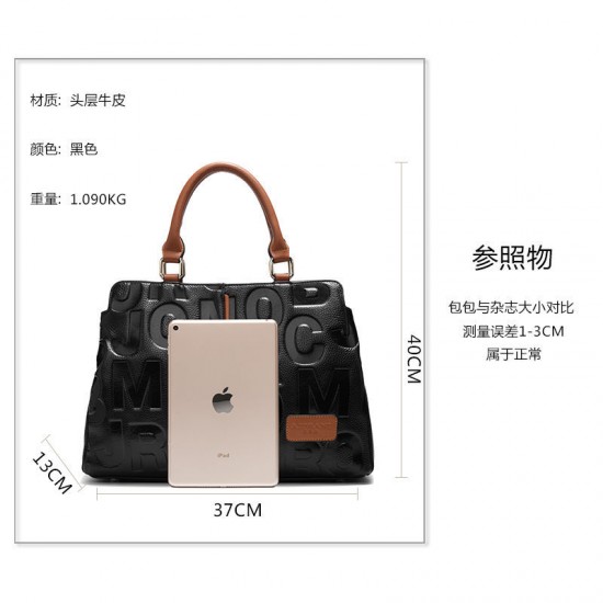 Qiandian large-capacity genuine leather women's bag 2025 New Trendy crossbody bag, ladies' bag, handbag, soft leather large bag Qiandian large-capacity genuine leather women's bag 2025 New Trendy crossbody bag, ladies' bag, handbag, soft leather large bag