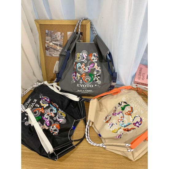 ball chain's same style iron tower embroidered bag, large-capacity single-shoulder crossbody bag, versatile class and commuting tote ball chain's same style iron tower embroidered bag, large-capacity single-shoulder crossbody bag, versatile class and commuting tote